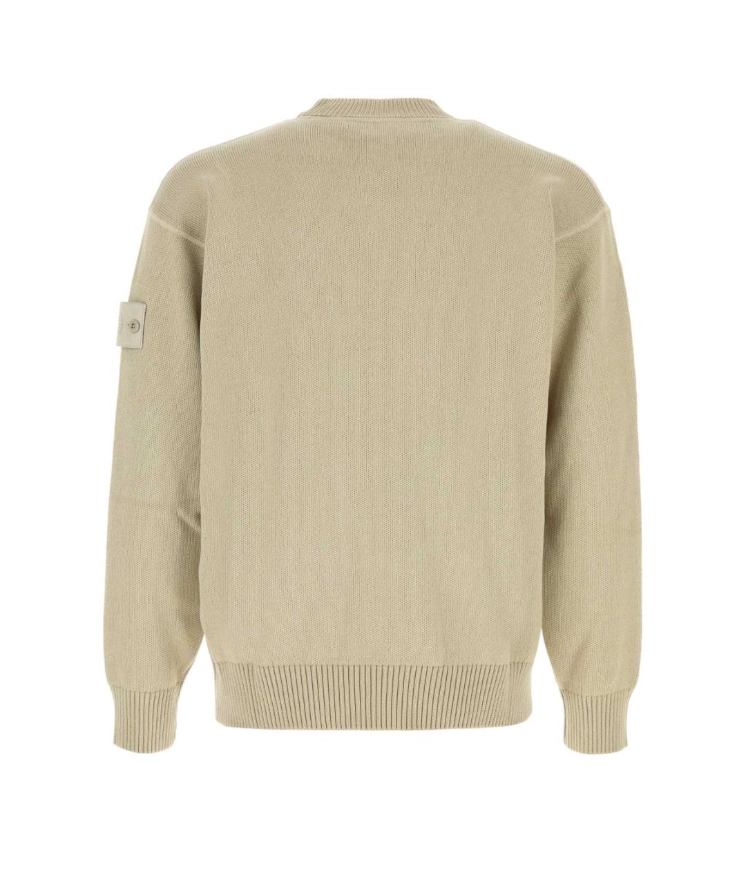 STONE ISLAND Бежевый джемпер / свитер, фото 2