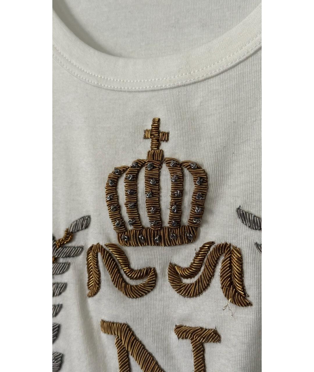 DOLCE&GABBANA Белая хлопковая майка, фото 5