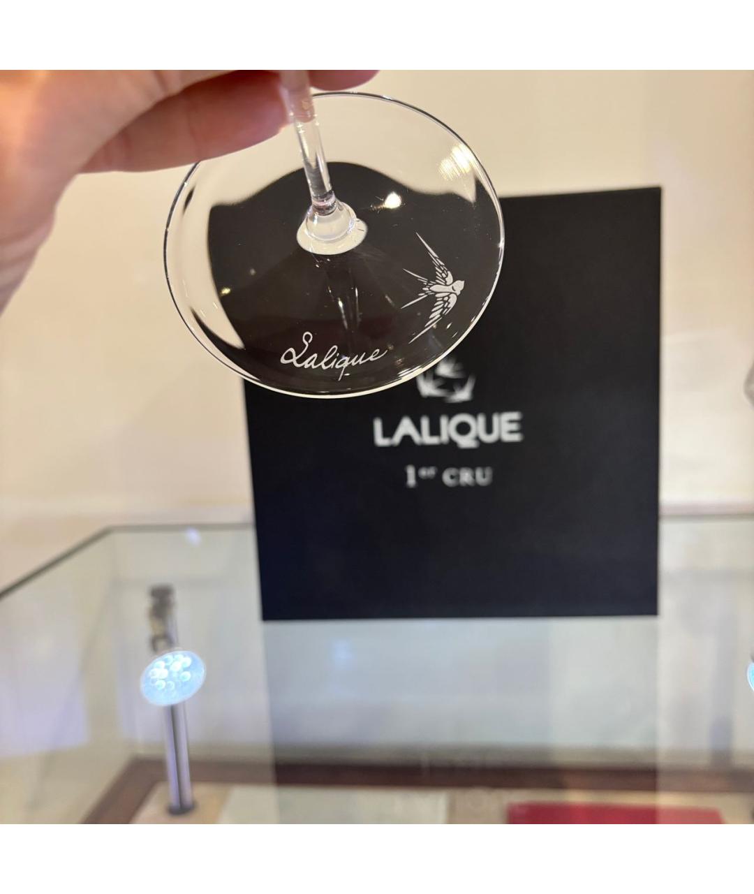LALIQUE Белый хрустальный бокал для вина, фото 6