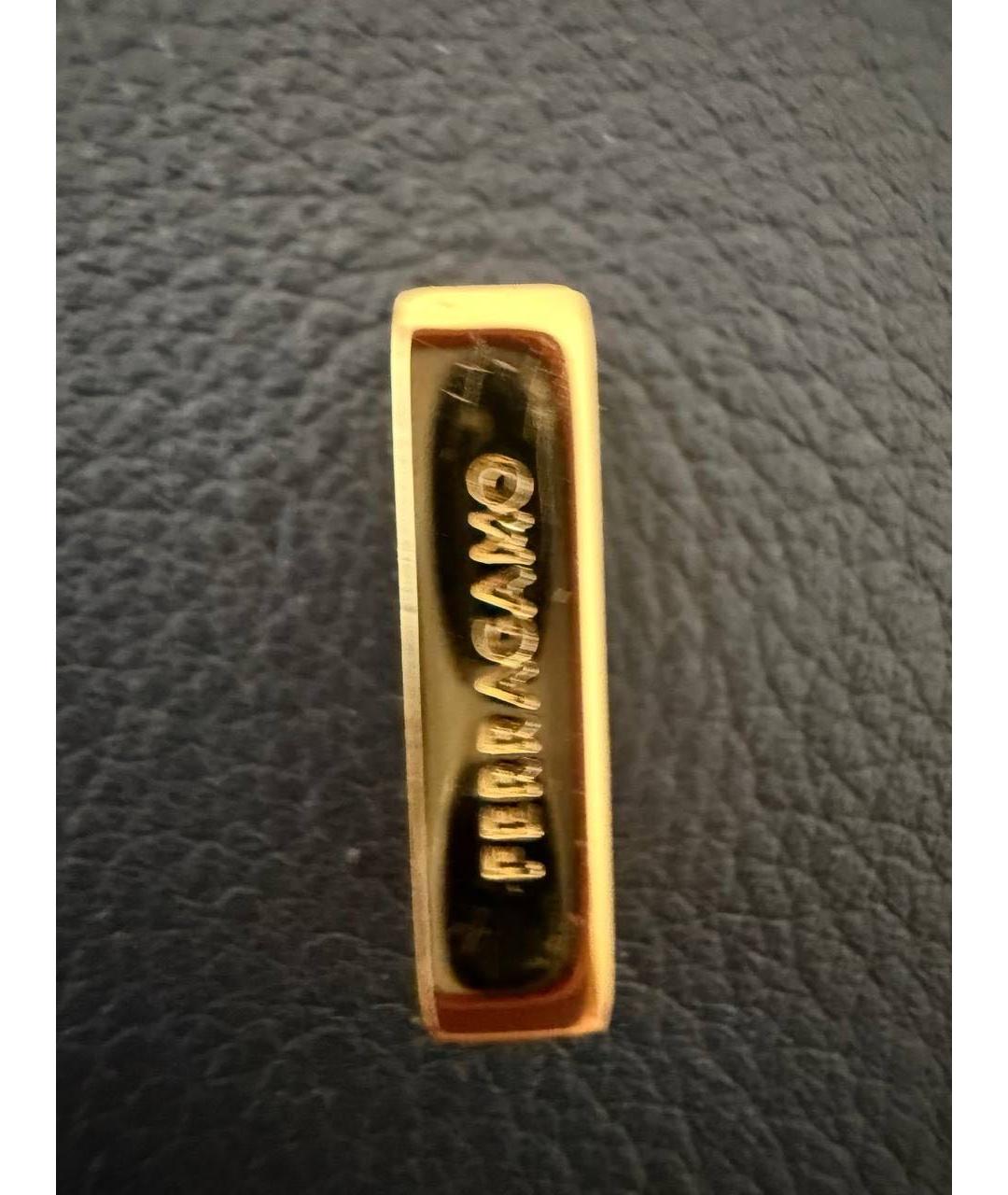 FERRAGAMO Темно-синяя кожаная сумка через плечо, фото 4