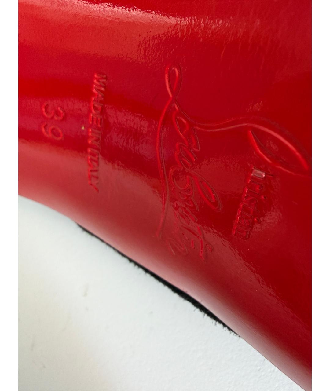 CHRISTIAN LOUBOUTIN Черные замшевые мюли, фото 8
