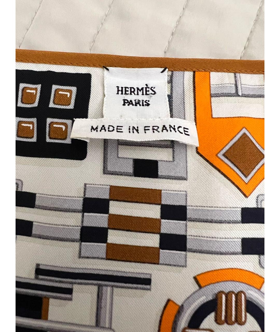 HERMES Мульти шелковая блузы, фото 3