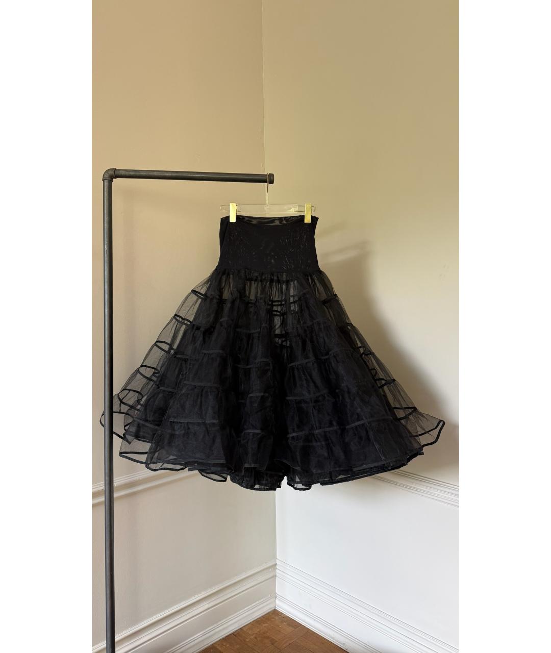 DSQUARED2 Черная юбка макси, фото 2