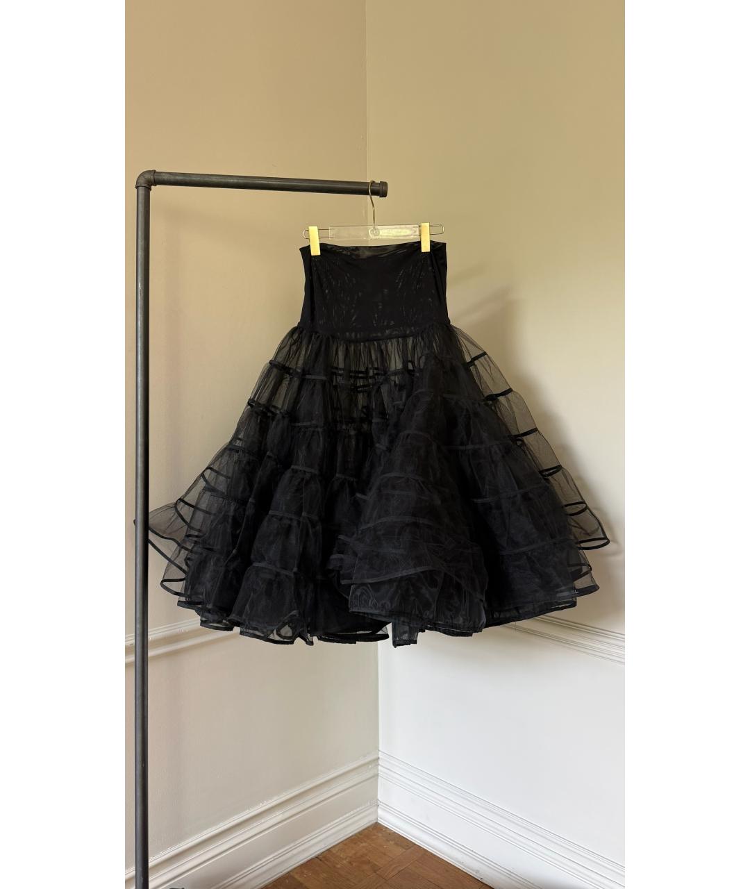 DSQUARED2 Черная юбка макси, фото 10