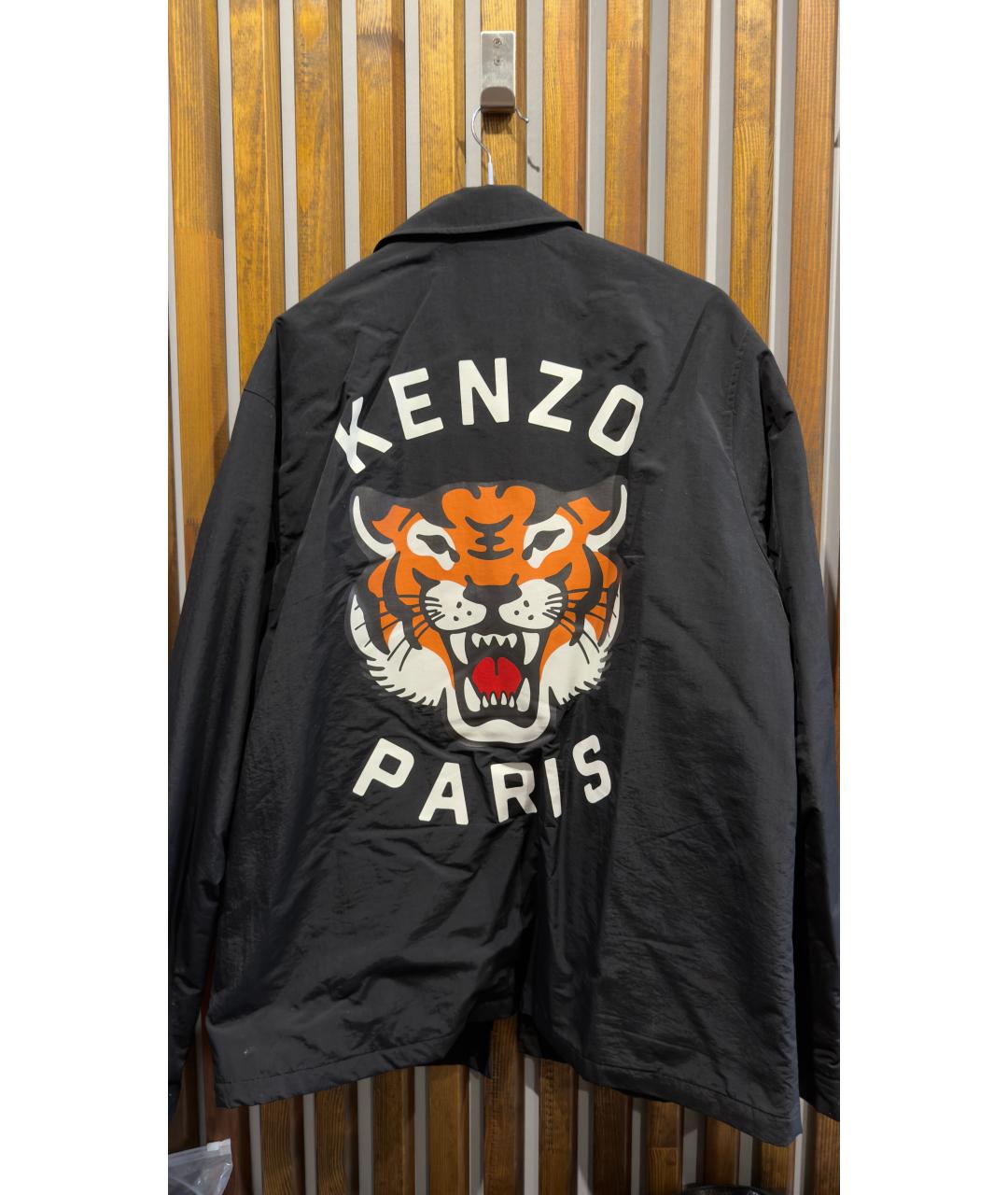 KENZO Черная куртка, фото 2