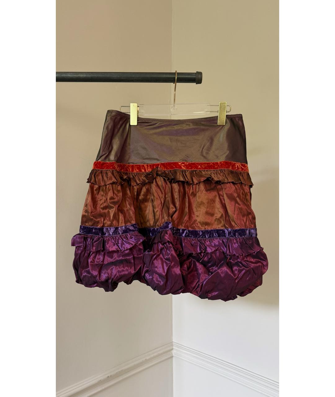 ANNA SUI Мульти юбка миди, фото 8