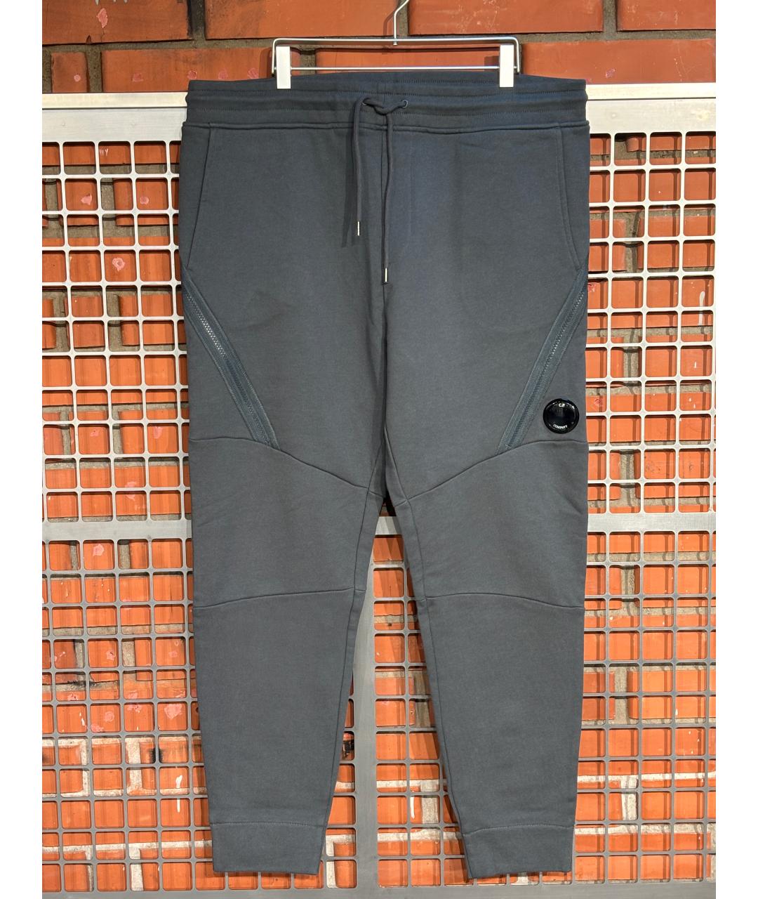 CP COMPANY Синие хлопковые повседневные брюки, фото 4