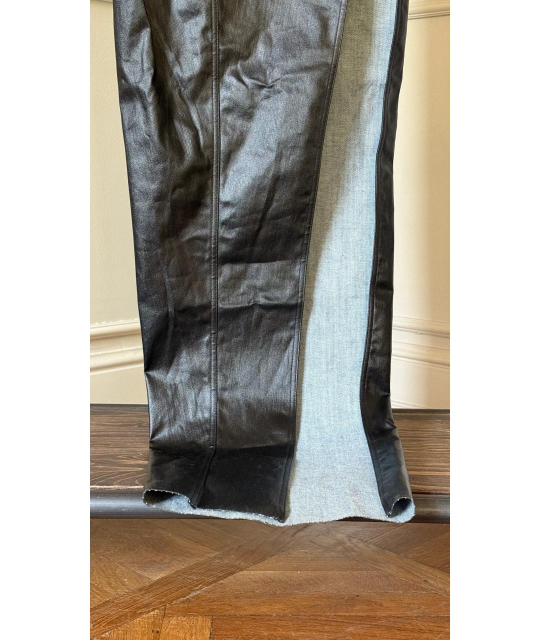 RICK OWENS Черное кожаное вечернее платье, фото 3