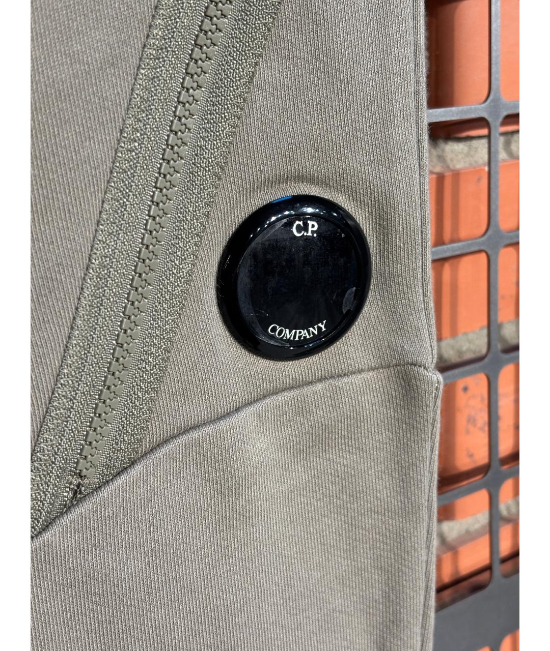 CP COMPANY Бежевые хлопковые повседневные брюки, фото 6