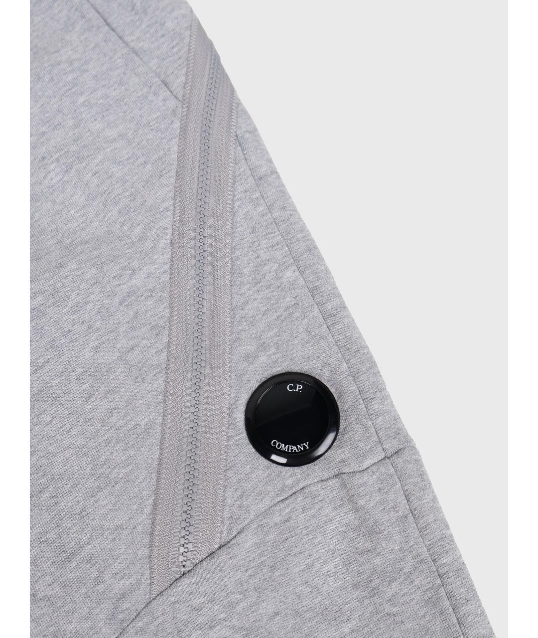 CP COMPANY Серые хлопковые повседневные брюки, фото 3