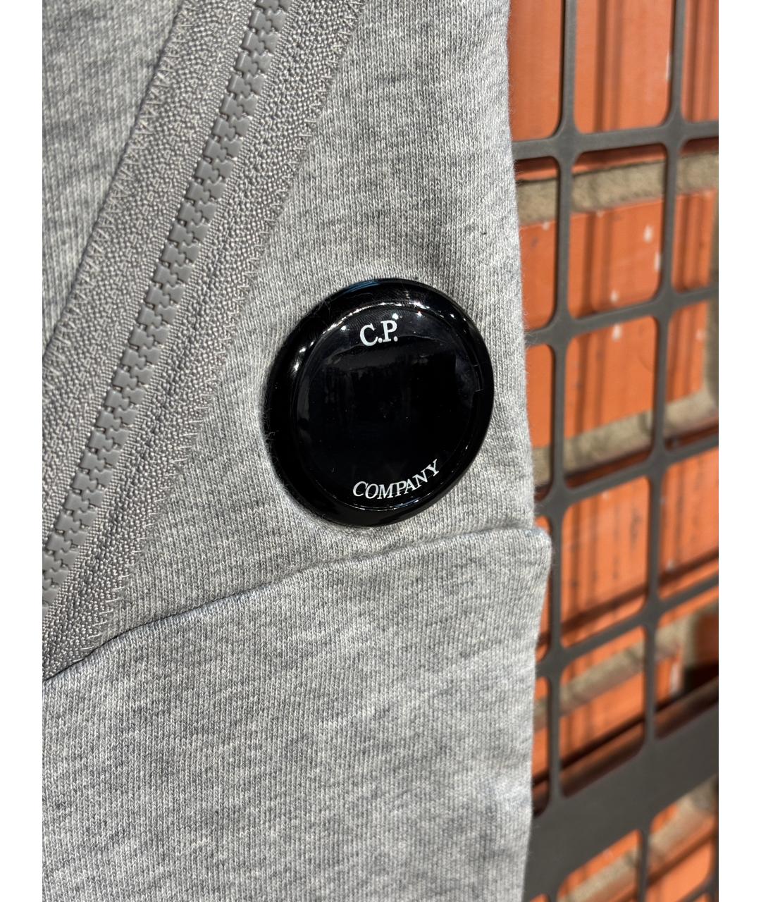CP COMPANY Серые хлопковые повседневные брюки, фото 6