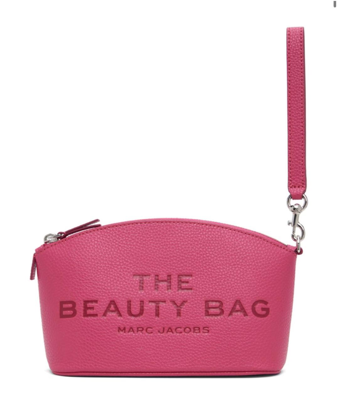 MARC JACOBS Розовая кожаная косметичка, фото 9