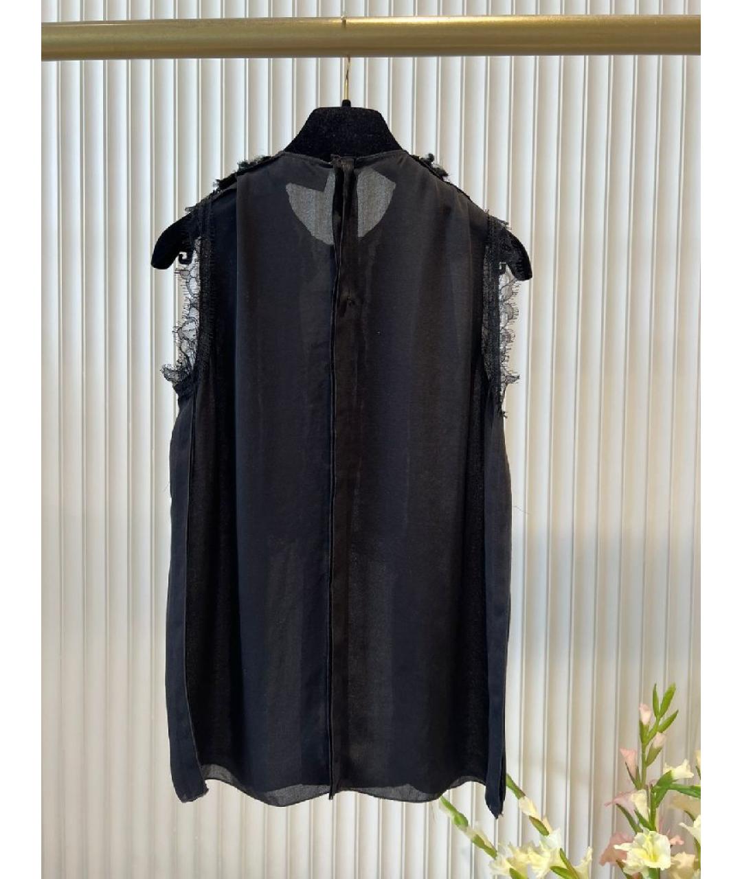 LANVIN Черная майка, фото 2