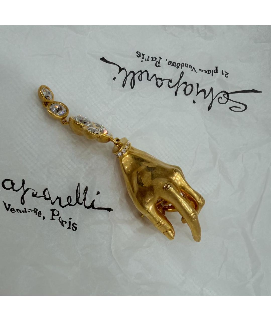 SCHIAPARELLI Золотые серьги, фото 3