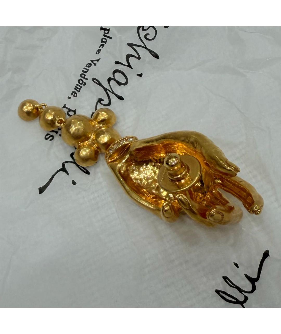 SCHIAPARELLI Золотые серьги, фото 4