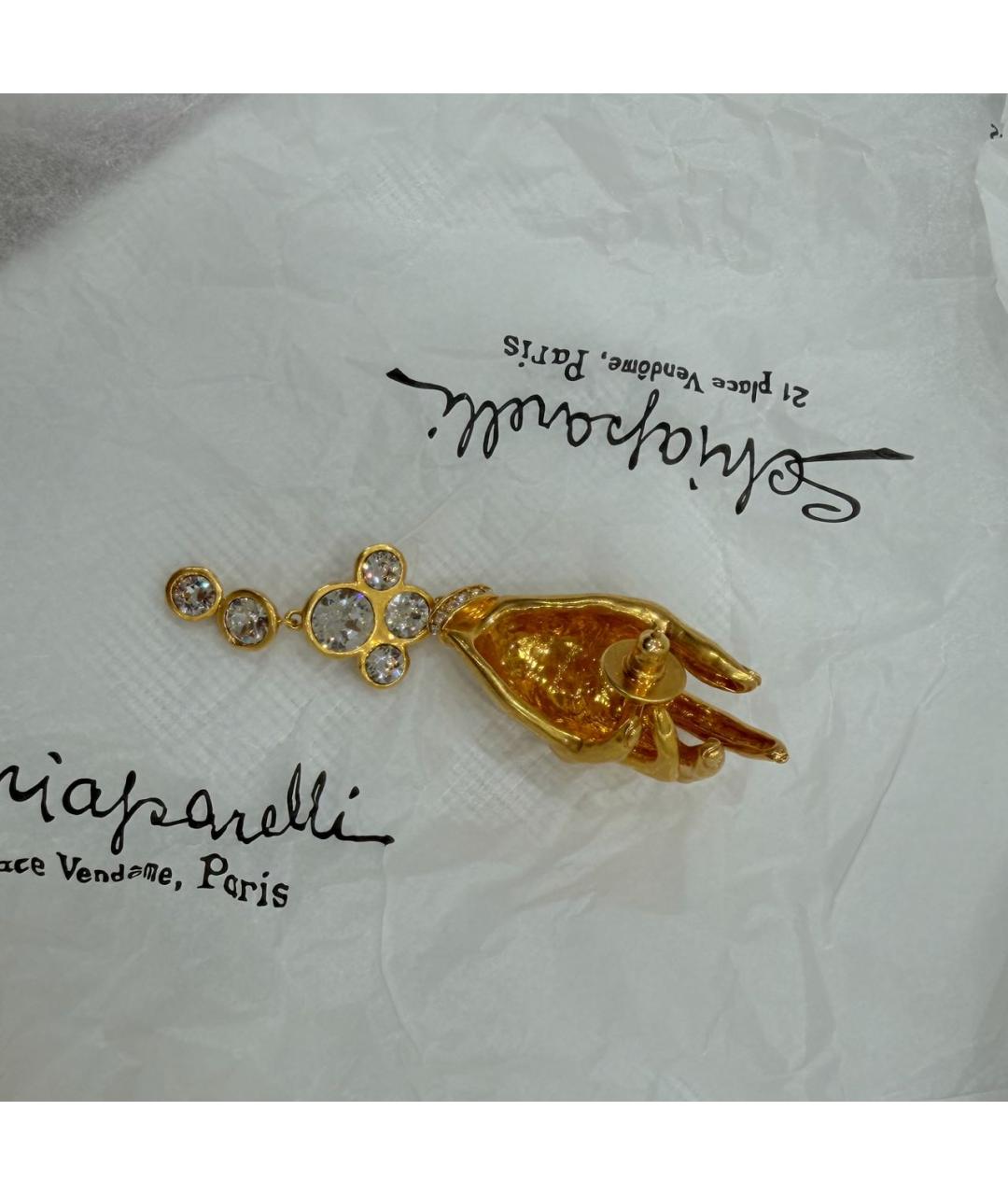 SCHIAPARELLI Золотые серьги, фото 2