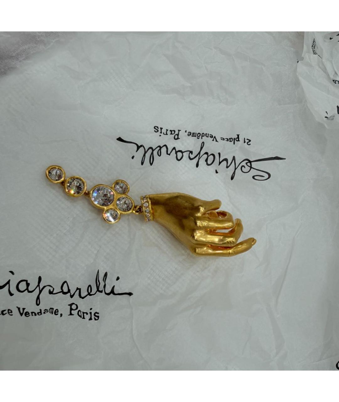 SCHIAPARELLI Золотые серьги, фото 5