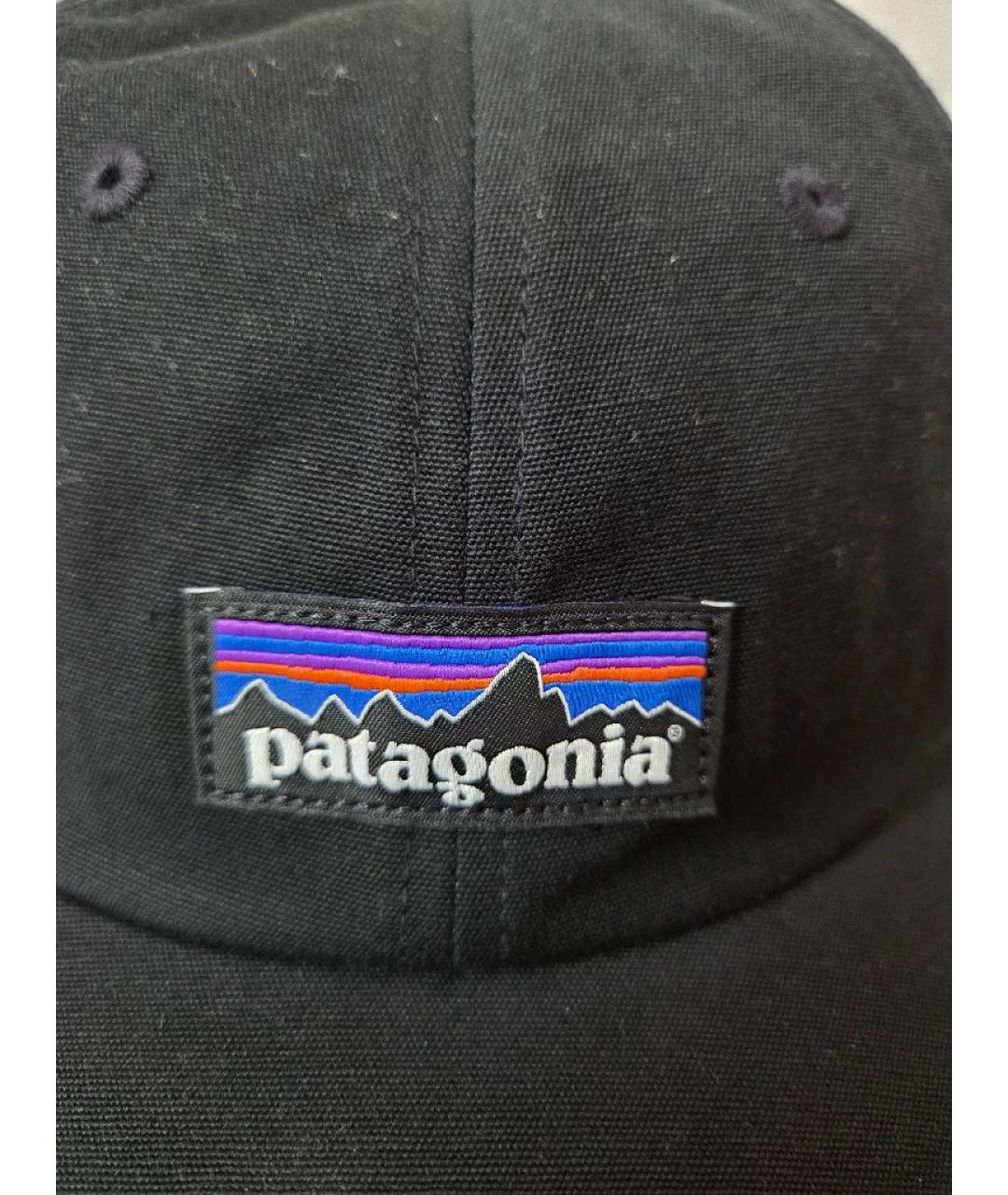 PATAGONIA Черная хлопковая кепка/бейсболка, фото 5