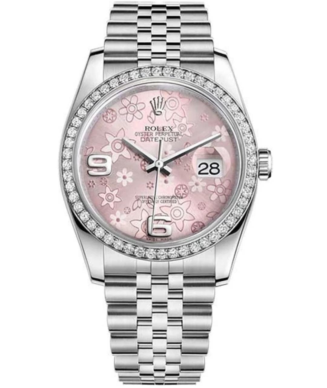 ROLEX Розовые часы, фото 1
