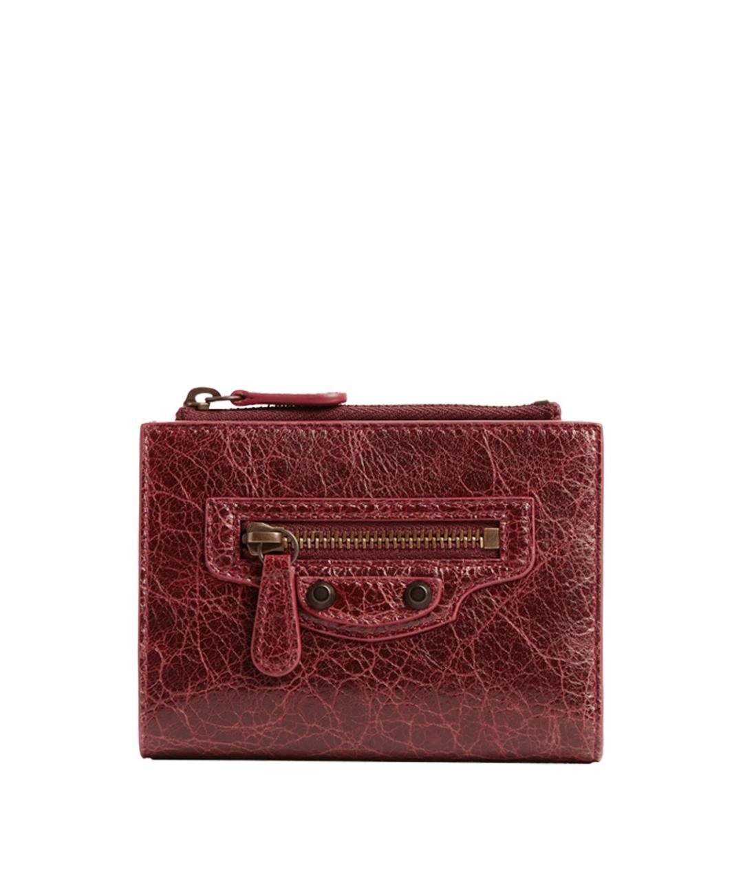 BALENCIAGA Красный кожаный кошелек, фото 1