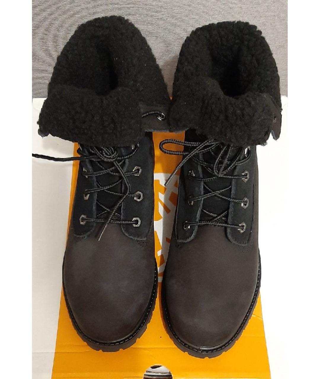 TIMBERLAND Черные нубуковые ботинки, фото 2