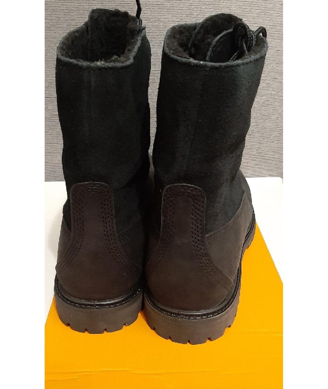 TIMBERLAND Черные нубуковые ботинки, фото 4