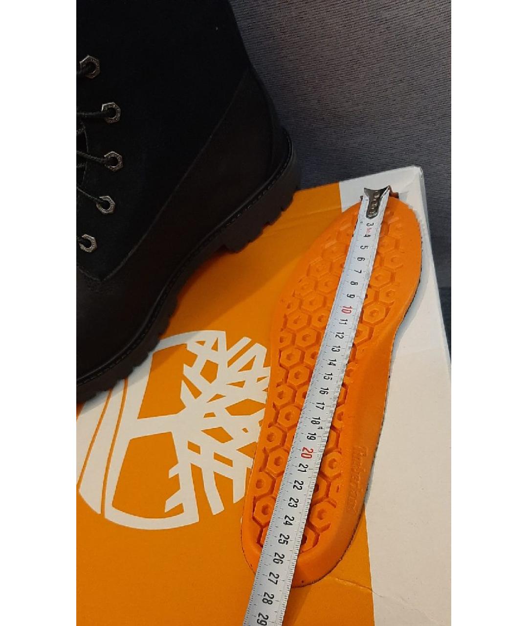 TIMBERLAND Черные нубуковые ботинки, фото 5