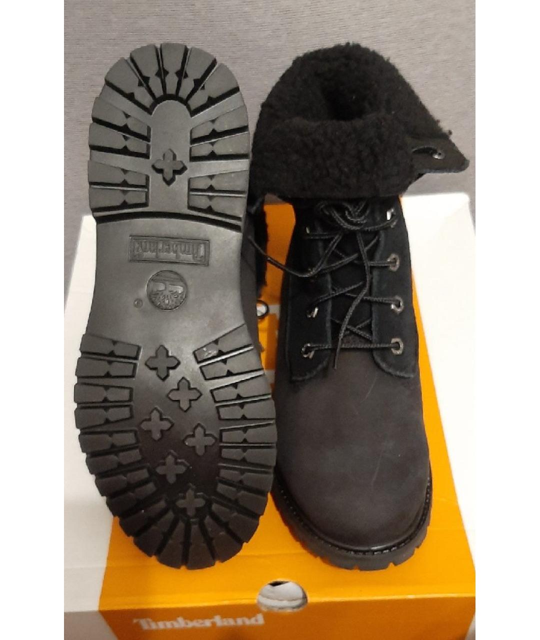 TIMBERLAND Черные нубуковые ботинки, фото 7