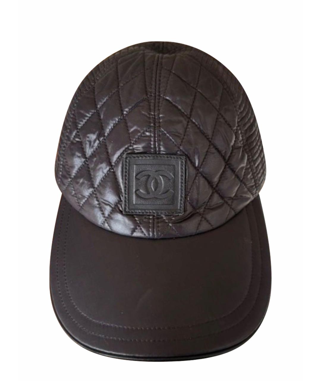 CHANEL Черная кепка, фото 1