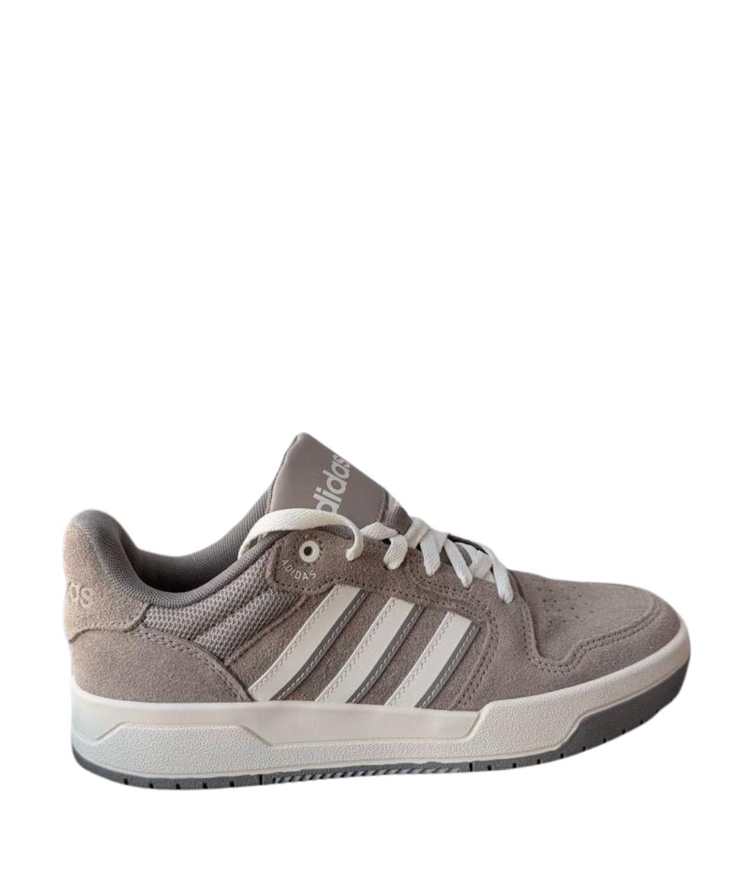 ADIDAS Бежевые замшевые кроссовки, фото 1