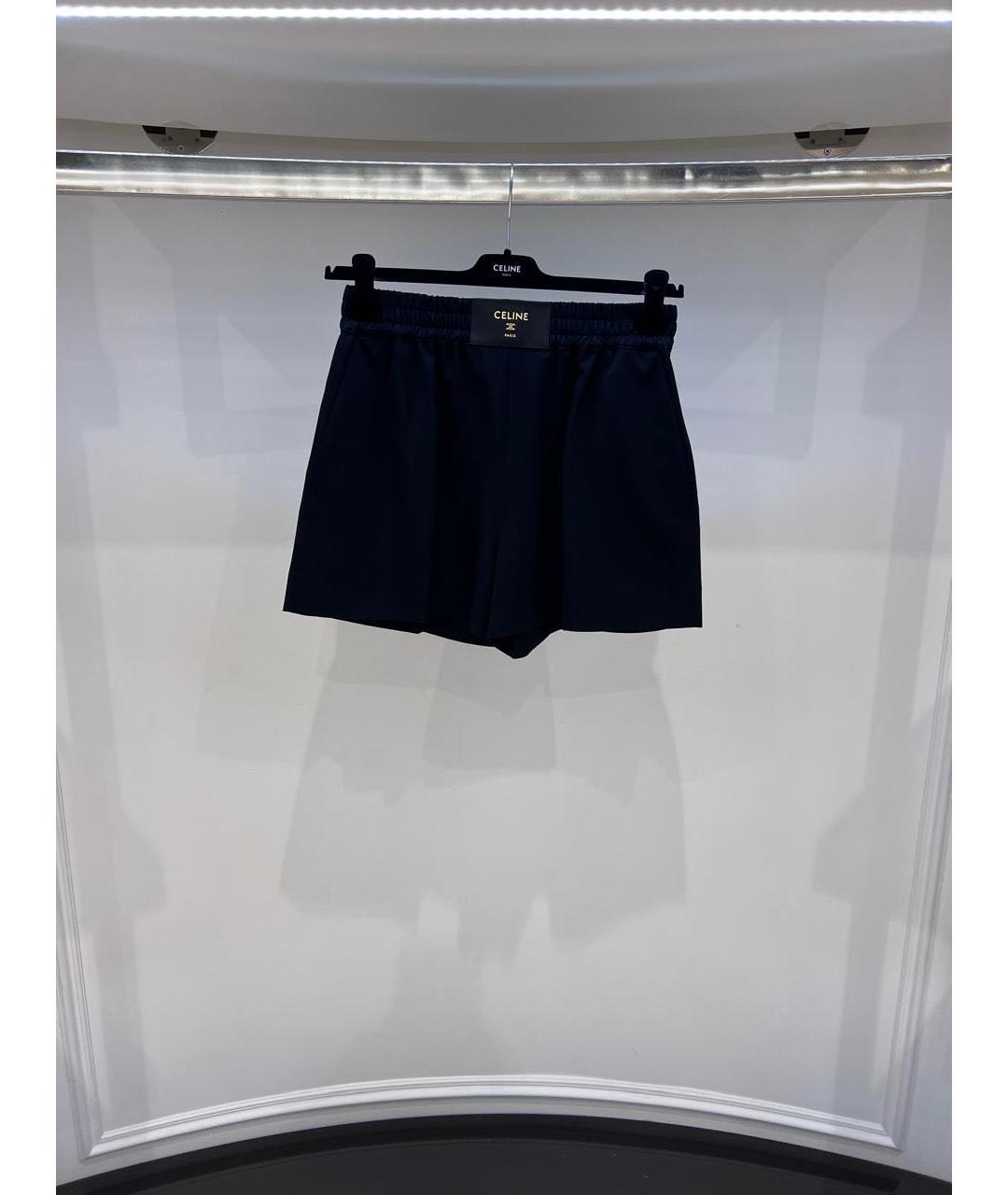 CELINE Черные шорты, фото 3
