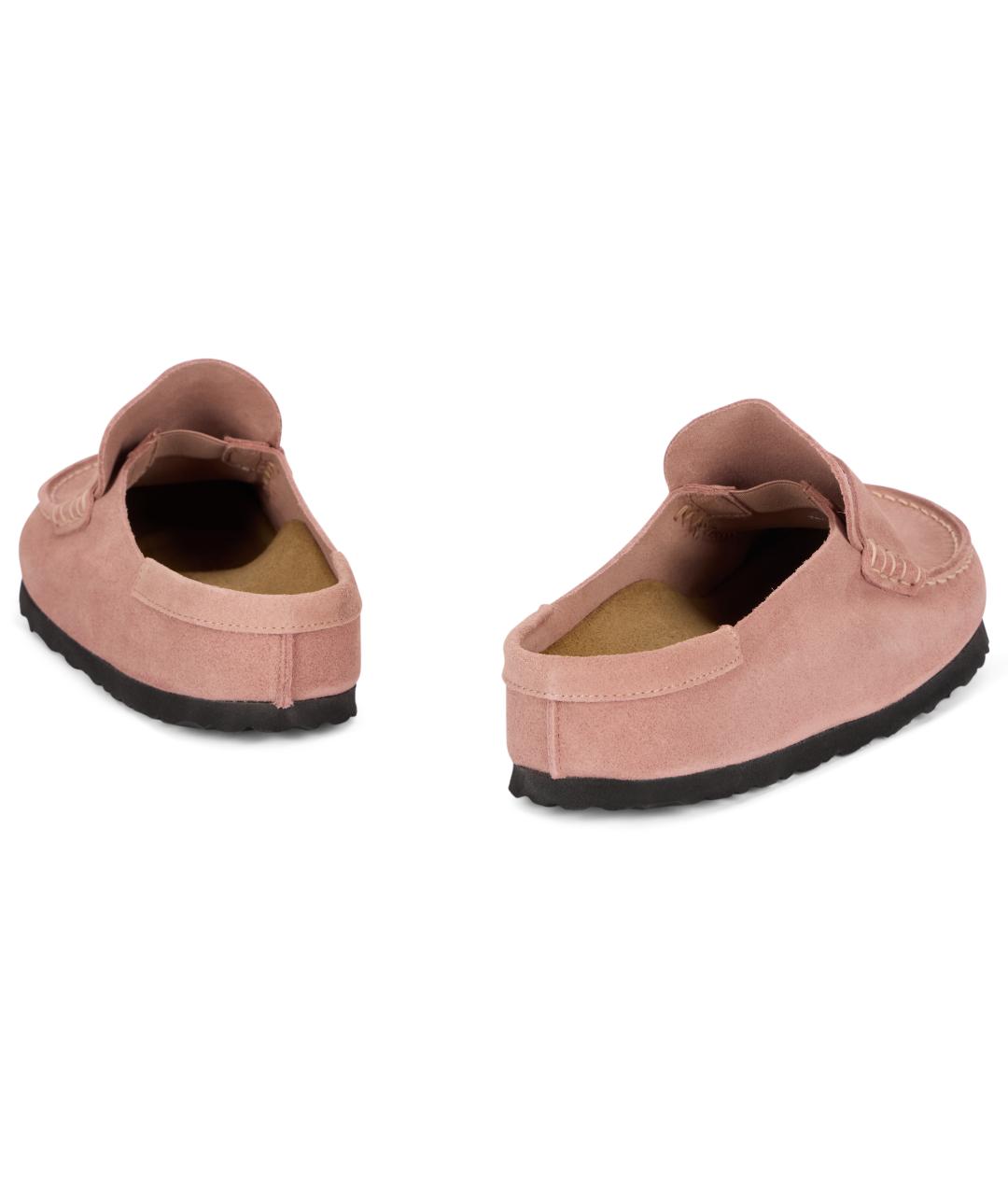 BIRKENSTOCK Розовые замшевые мюли, фото 4