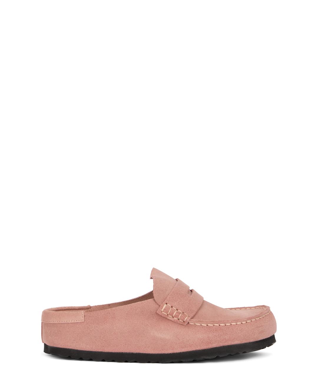 BIRKENSTOCK Розовые замшевые мюли, фото 1