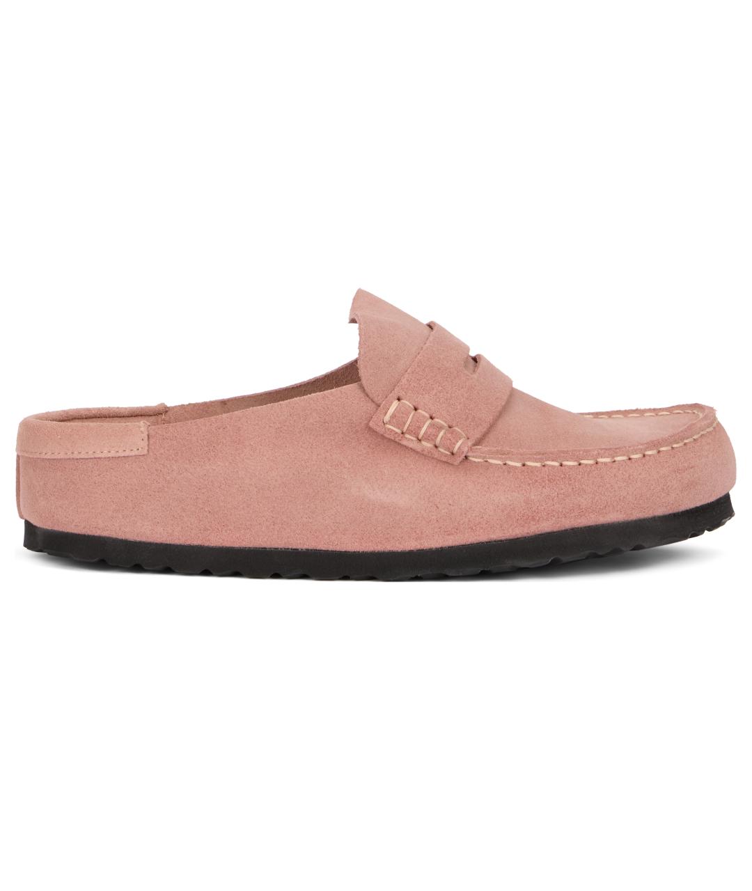 BIRKENSTOCK Розовые замшевые мюли, фото 2