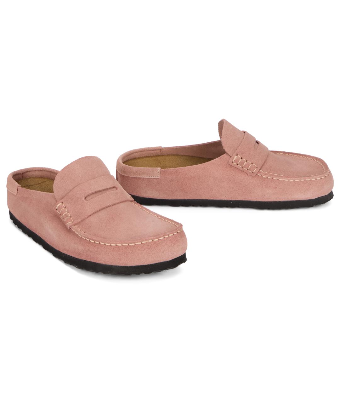 BIRKENSTOCK Розовые замшевые мюли, фото 3