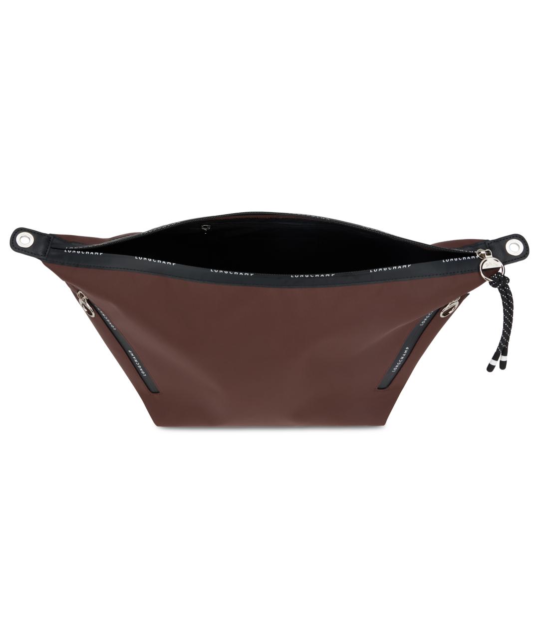 LONGCHAMP Коричневая нейлоновая сумка через плечо, фото 5