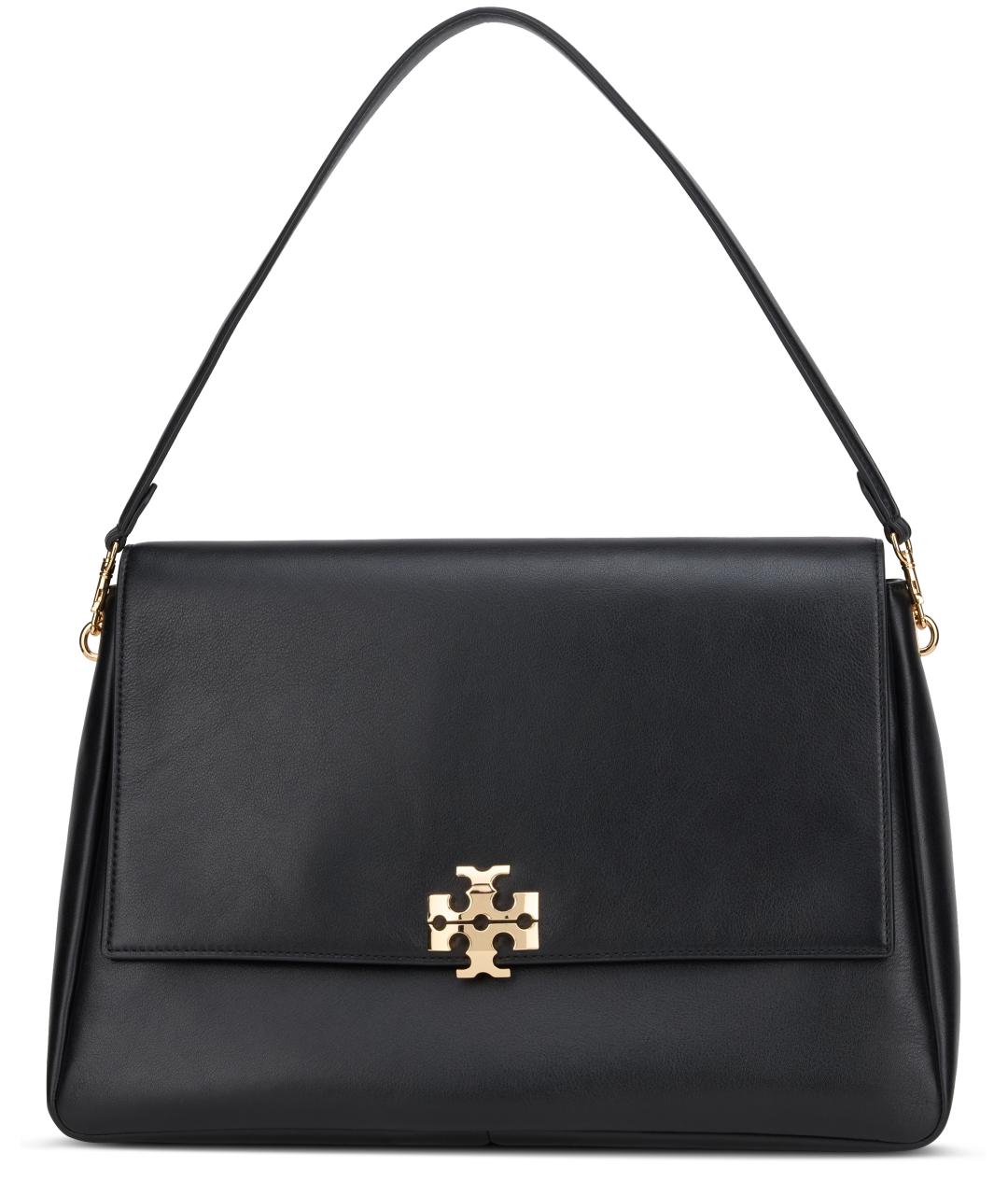TORY BURCH Черная кожаная сумка через плечо, фото 1