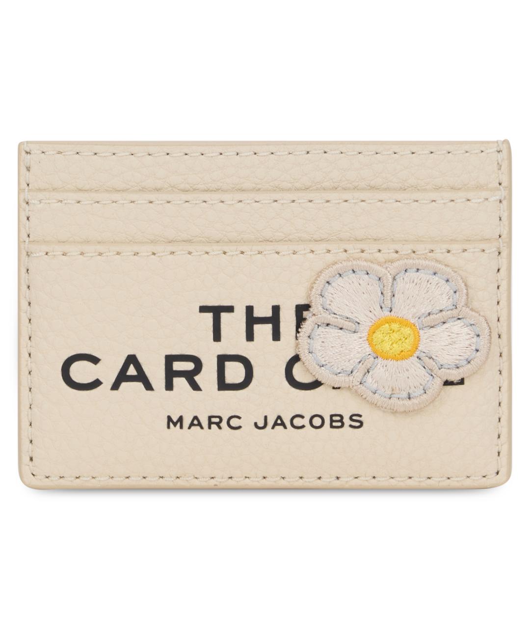 MARC JACOBS Бежевый кожаный кардхолдер, фото 2