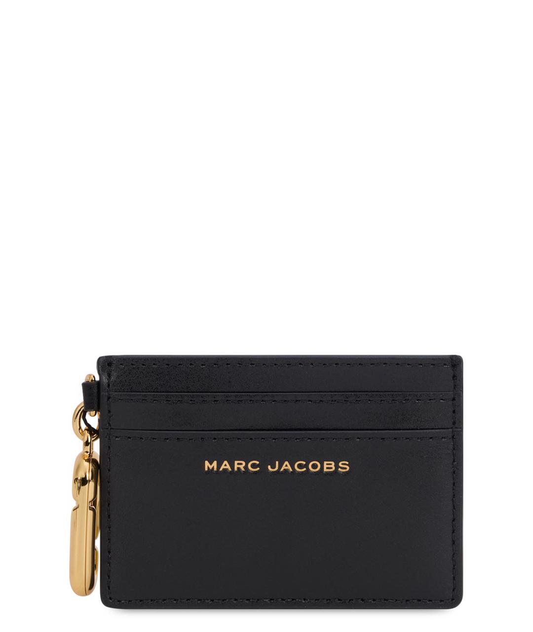 MARC JACOBS Черный кожаный кардхолдер, фото 1