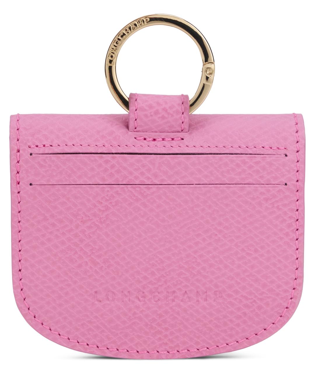 LONGCHAMP Розовый кожаный кардхолдер, фото 3