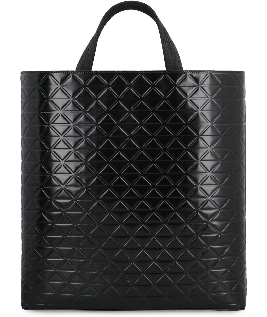 PRADA Черная кожаная сумка тоут, фото 3