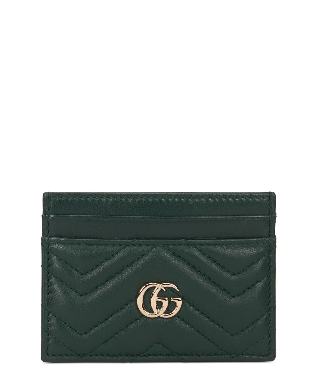 GUCCI Черный кожаный кардхолдер, фото 1