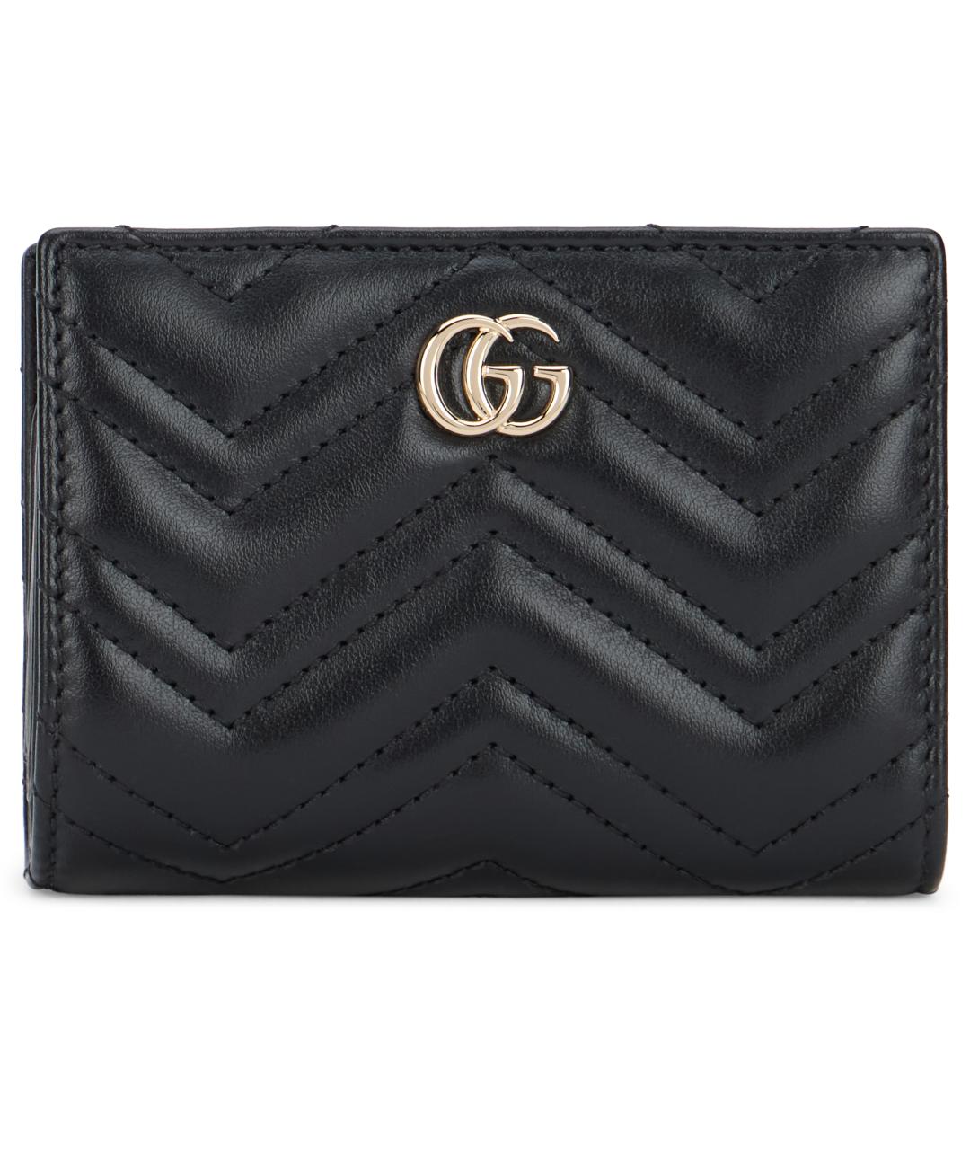 GUCCI Черный кожаный кошелек, фото 2
