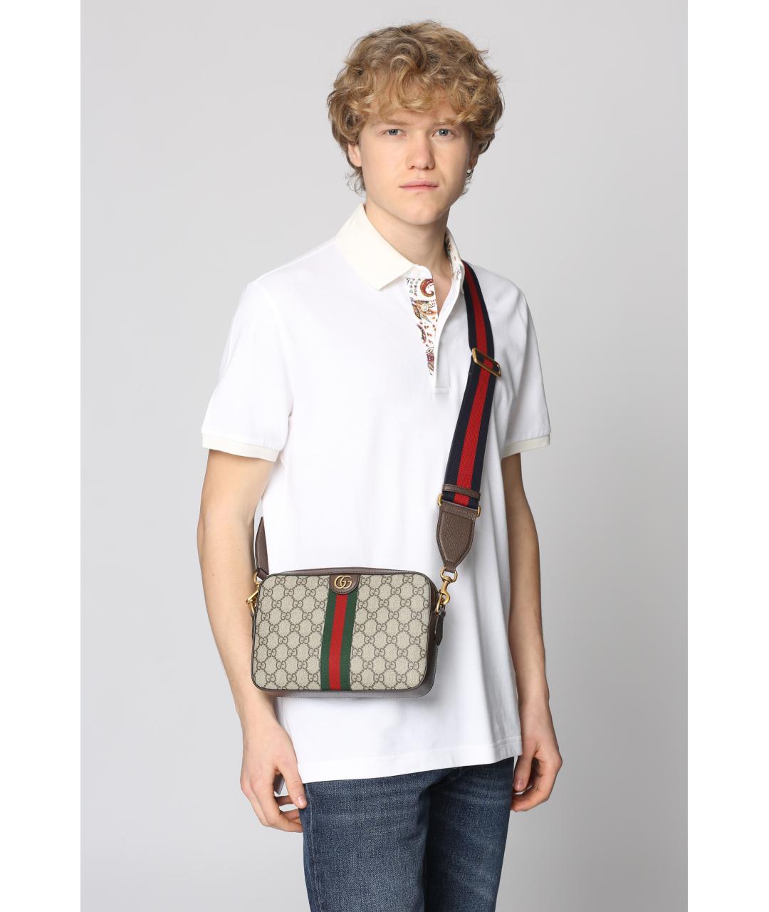 GUCCI Бежевая сумка на плечо, фото 8
