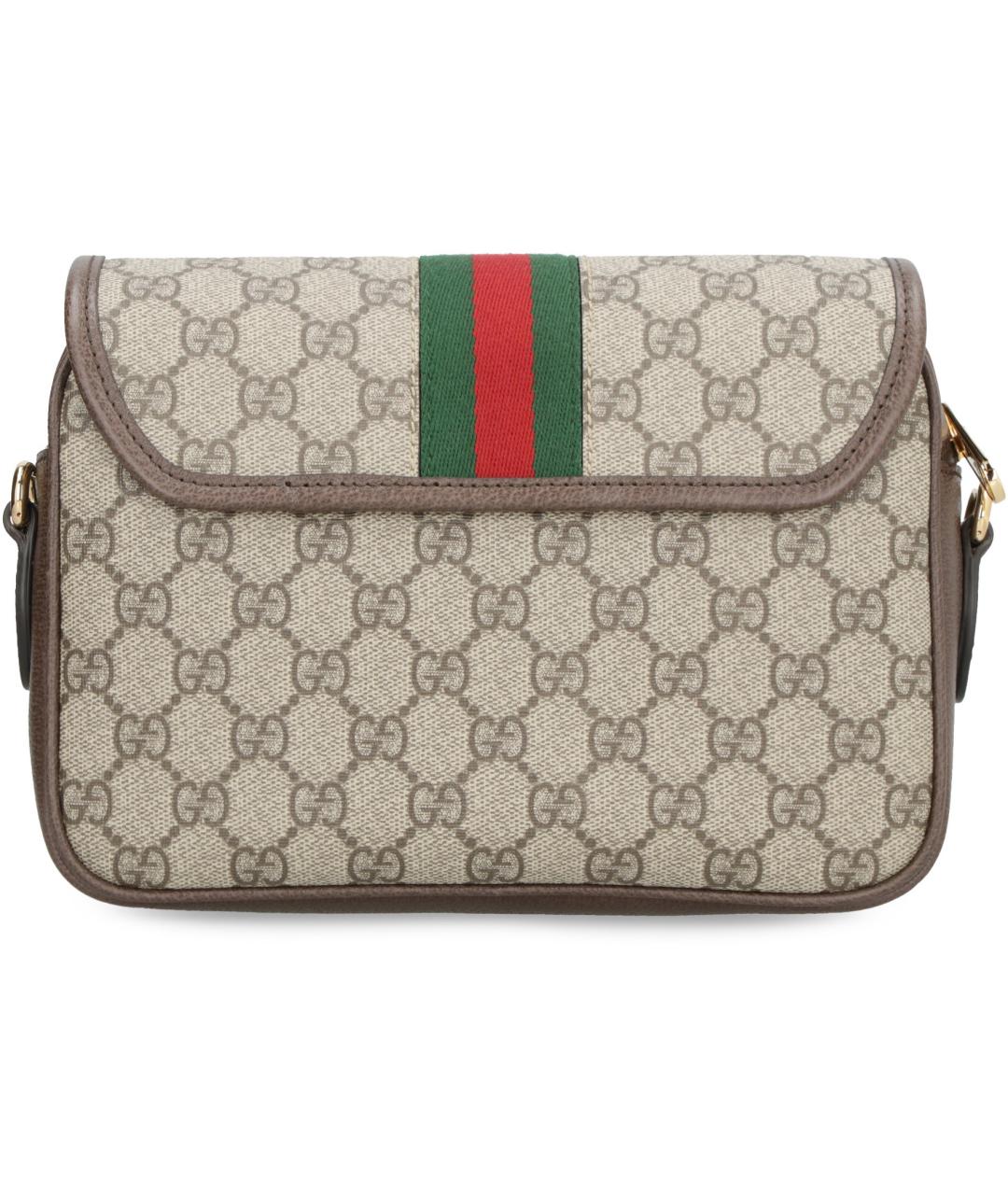 GUCCI Бежевая канва сумка через плечо, фото 4