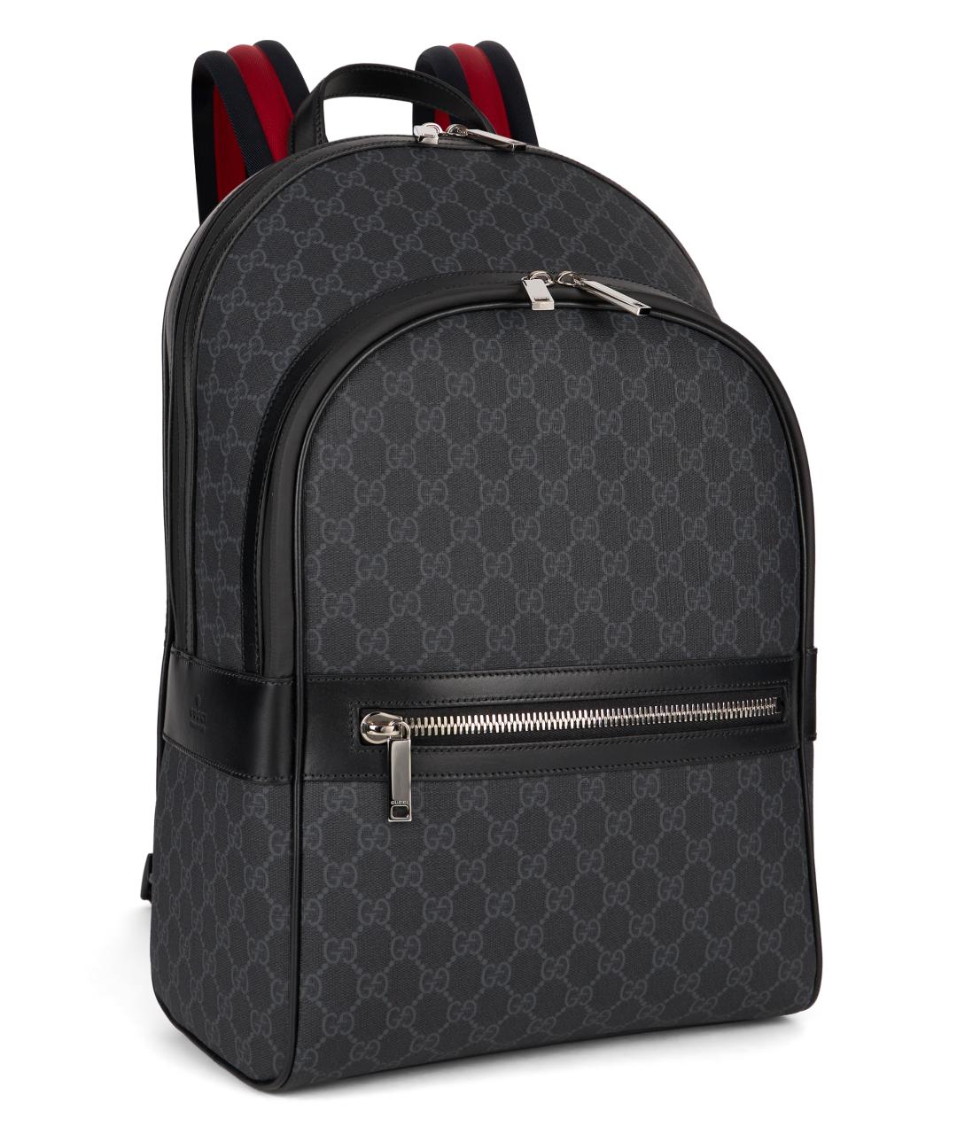 GUCCI Черный канва рюкзак, фото 3
