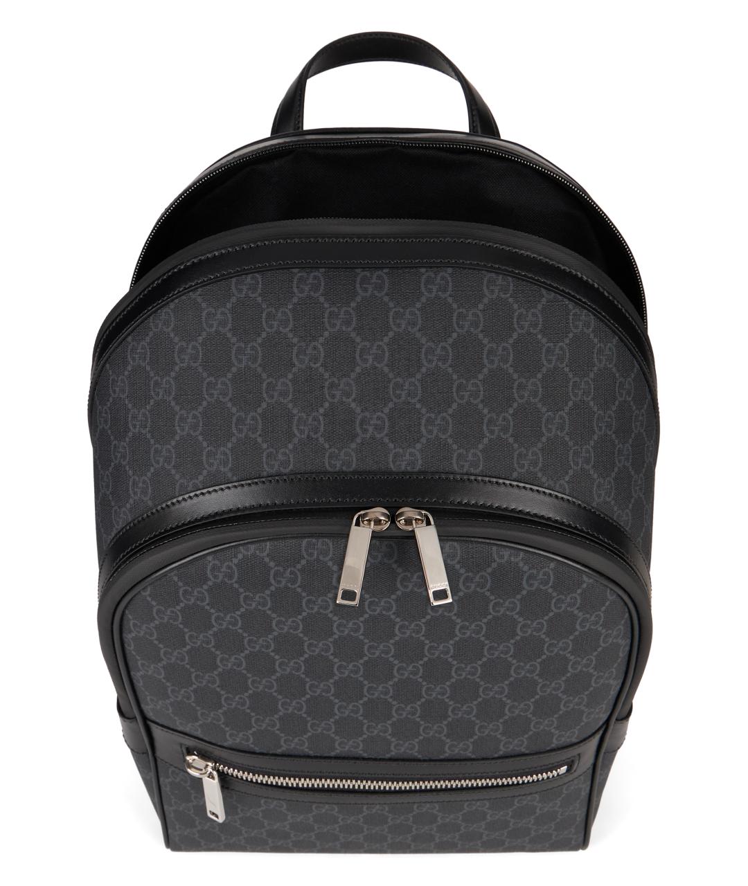 GUCCI Черный канва рюкзак, фото 5