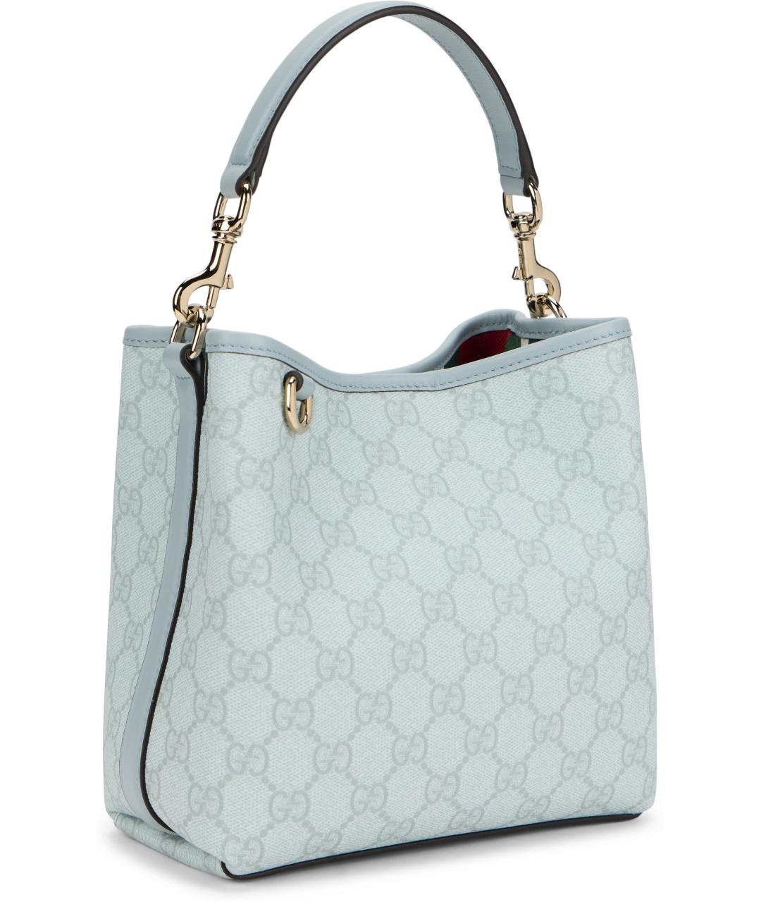 GUCCI Голубая кожаная сумка через плечо, фото 2