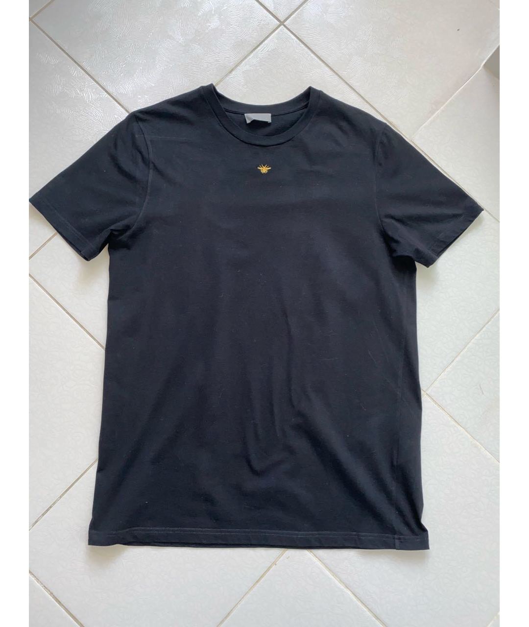 CHRISTIAN DIOR PRE-OWNED Черная хлопковая футболка, фото 3