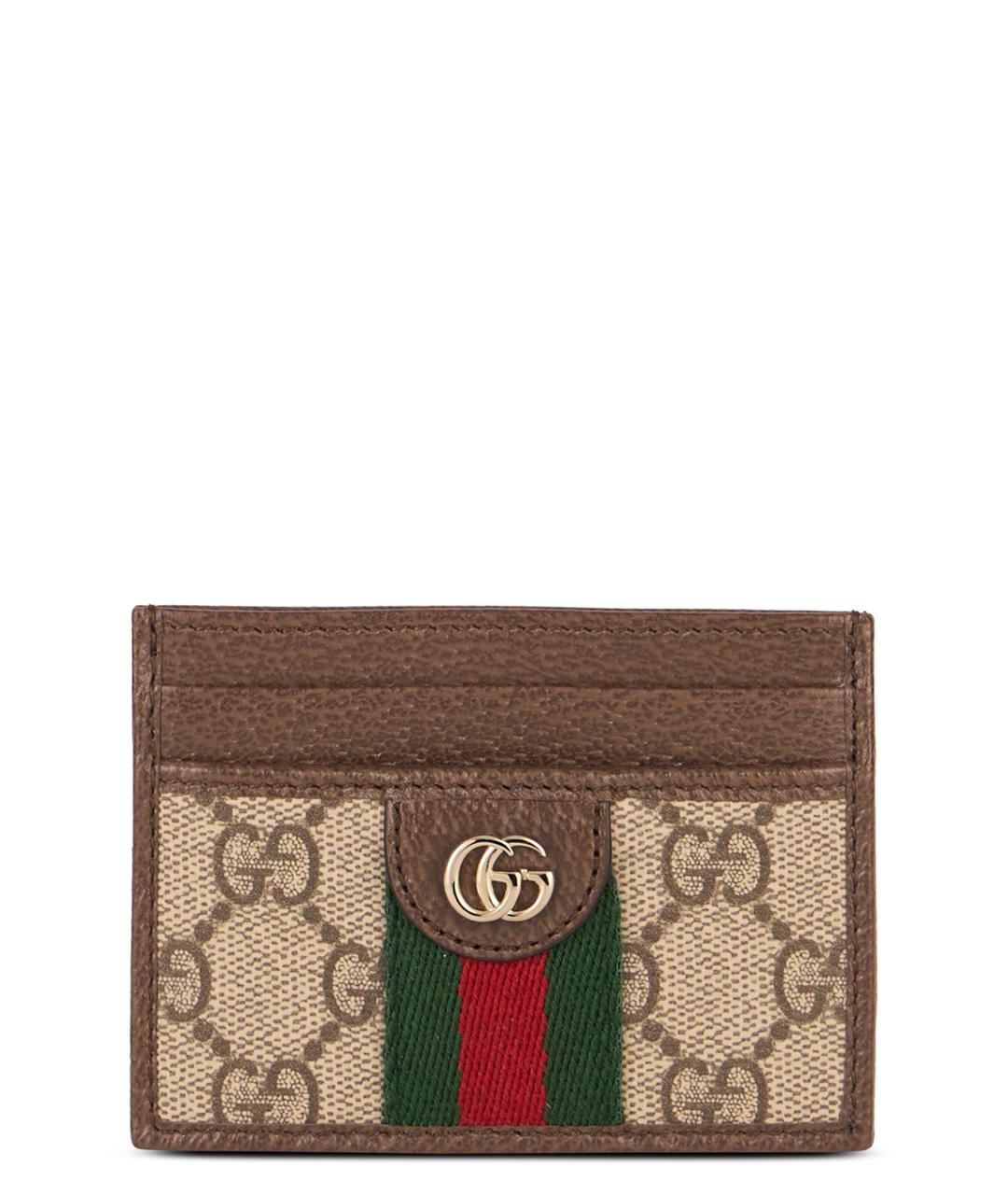 GUCCI Бежевый кардхолдер, фото 1